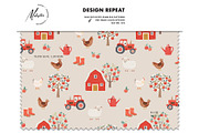 Apple harvest seamless pattern farm, a Pattern Graphic by Milatoo (Thumbnail 4 of 4)