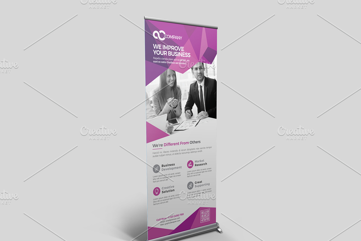 Multipurpose Roll Up Banner, a Flyer Template by Cristal Pioneer (Photo 4 of 4)