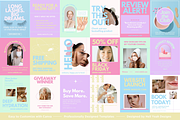 Pretty Pop Instagram Templates Pack, a Social Media Template by HellYeahDesigns (Thumbnail 3 of 9)