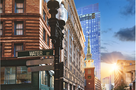 Boston typical houses in historic, an Architecture Photo by Web Engine Design