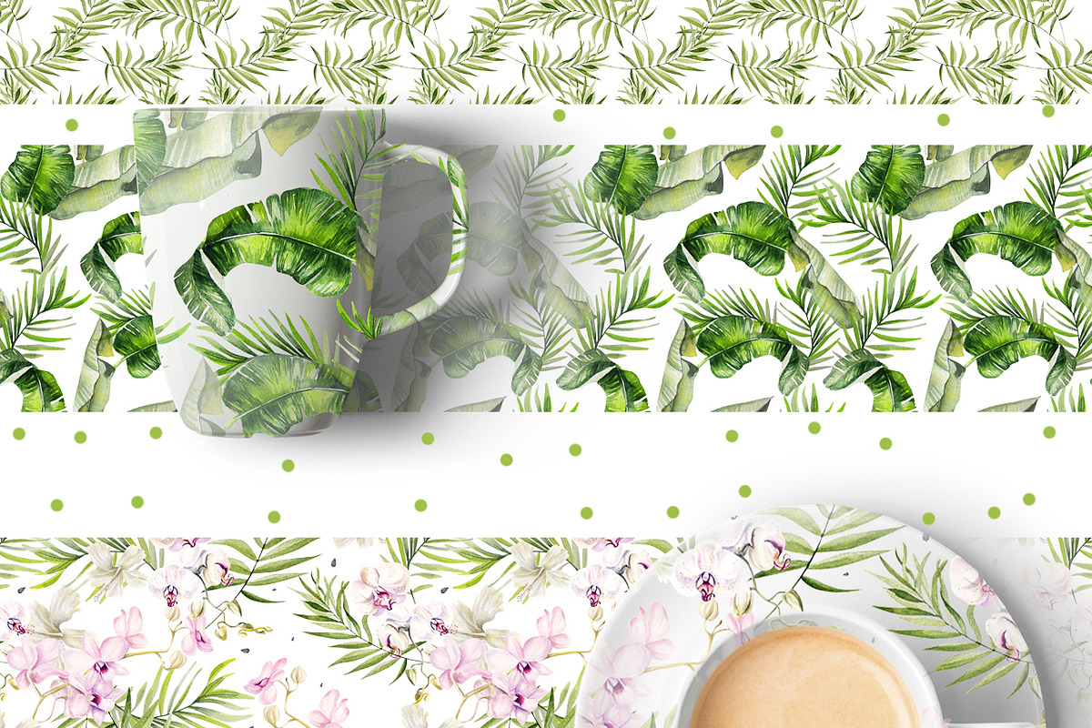 Hand Drawn watercolor TROPICS 2, an Object Graphic by Knopazyzy (Photo 4 of 4)