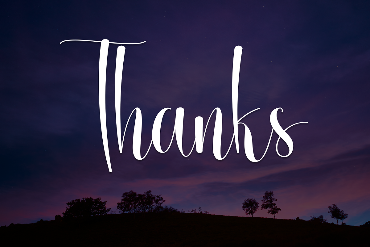 Midnight | Script Font, a Handwritten Font by Scratchones (Photo 9 of 9)