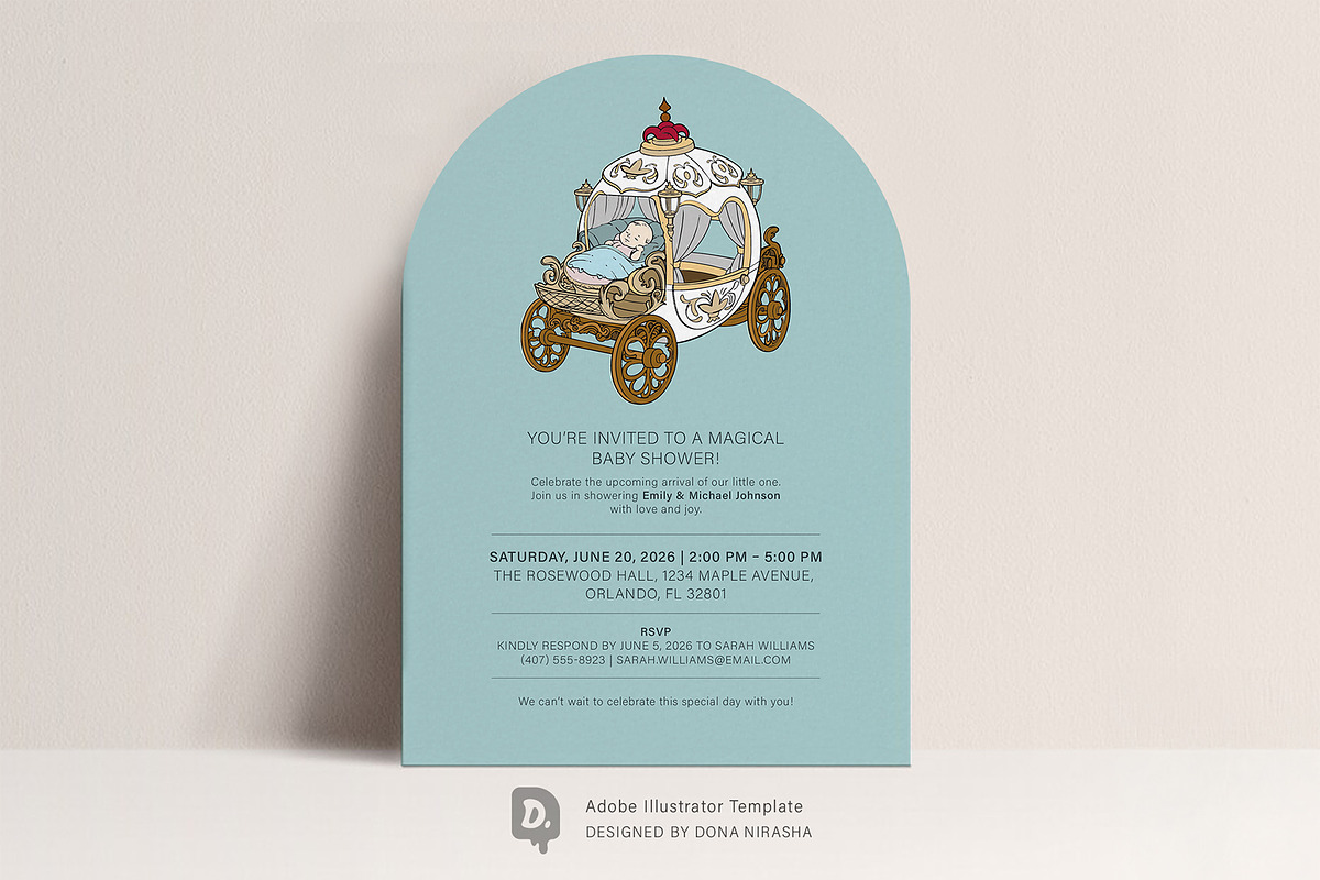 Baby Shower Templates - 40, a Marketing Template by BloomToLife By Dona (Photo 1 of 6)