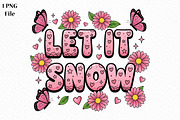 Let It Snow Png, Christmas, an Illustration by Canvas Craft (Thumbnail 1 of 7)