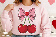 Valentine's Day Cherry PNG, an Illustration by Daily.Designs (Thumbnail 2 of 5)