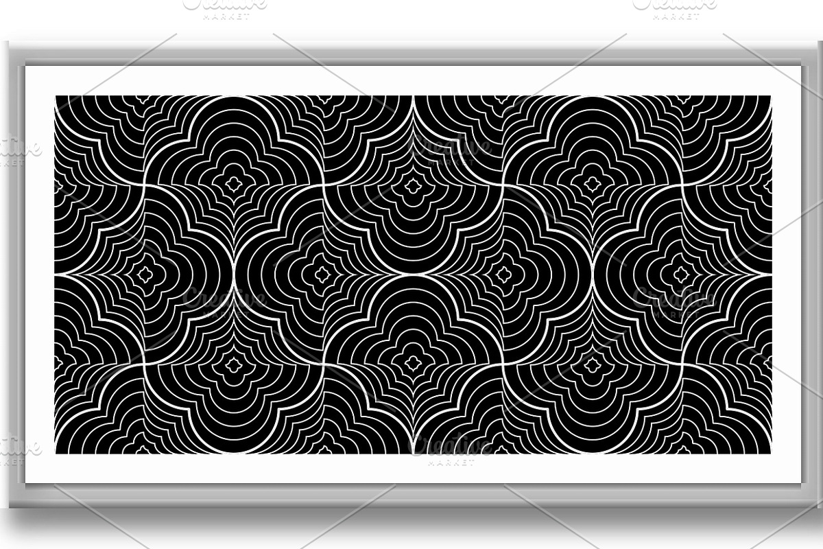 Flower geometric pattern., a Pattern Graphic by RODINA (Photo 3 of 3)