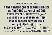 Killebrew Triple | Athletic Typeface, a Serif Font by StudioWorks (Thumbnail 6 of 7)
