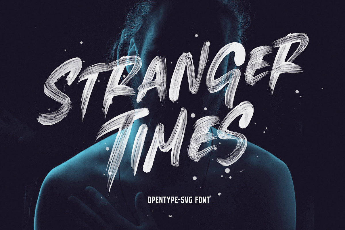 Stranger Times - OpenType SVG Font