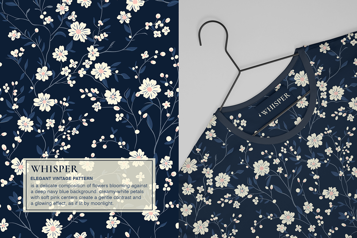 Whisper Elegant Vintage Pattern, a Pattern Graphic by Mariia Kovalchuk (Photo 6 of 14)