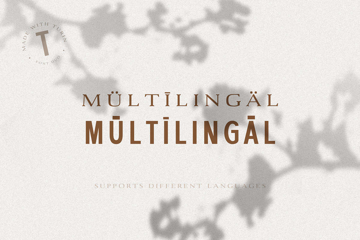 Túrin - Sans-Serif & Serif Duo, a Sans Serif Font by AndrewPixel (Photo 7 of 8)
