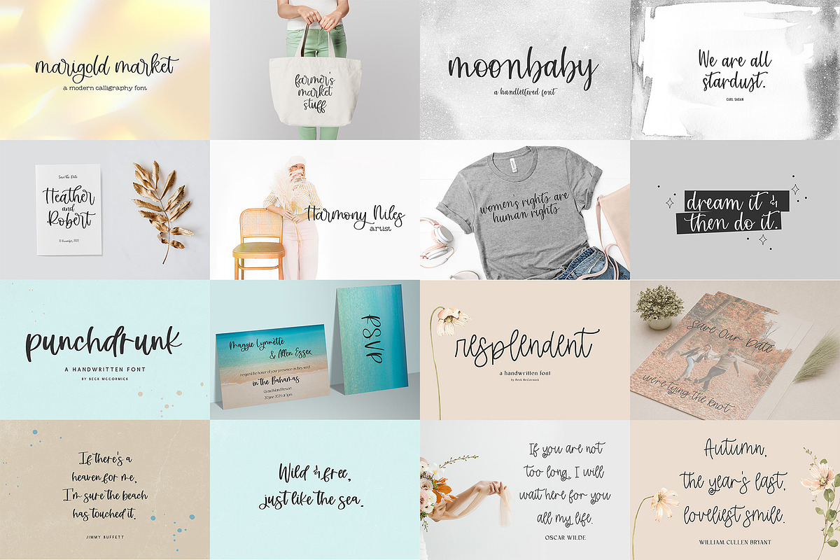 The Wedding Font Bundle Volume 2, a Script Font by Beck McCormick (Photo 2 of 10)