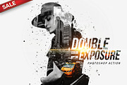 Double Exposure Photoshop Action, an Action Add-On by DESIGNAVO (Thumbnail 1 of 9)