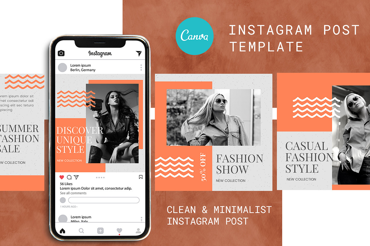Canva Instagram Post Template Jenie, a Social Media Template by Lythcreative (Photo 3 of 5)