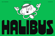 Halibus - Bold Logo Display Font