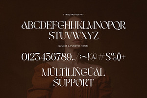 Acros Elegant Serif Font Typeface