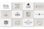 Elegant Cosmetic Logos, a Branding & Logo Template by Jiwstudio (Thumbnail 3 of 6)