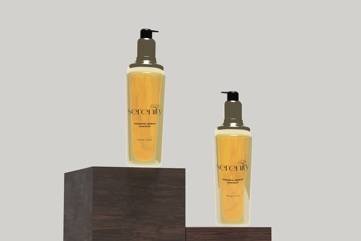 Cosmetic Serum Mockup, a Merchandise Mockup by ulfatunnazira (Photo 7 of 7)