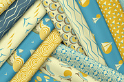 Retro Riviera Deco Seamless Patterns, a Pattern Graphic by Svetlana Lerie (Thumbnail 9 of 10)