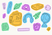 Colorful Paper Collage, a Decorative Illustration by Anna Studio (Thumbnail 9 of 11)
