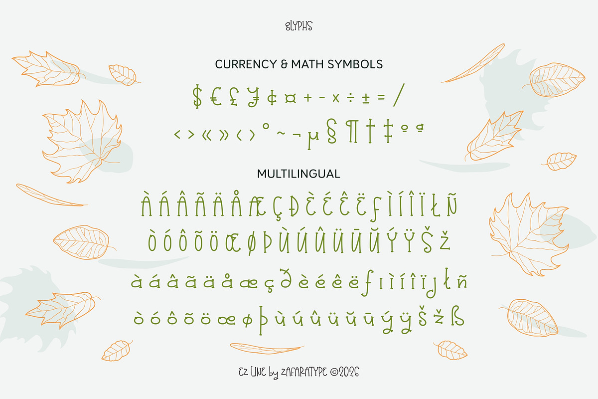 EZ Humpkin, a Handwritten Font by Zafara Studios (Photo 4 of 6)