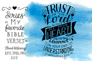 Bible Verse TRUST, a Decorative Illustration by Ola-la-la (Thumbnail 1 of 2)