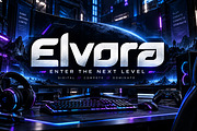 Elvora, a Sans Serif Font by Wow Magic (Thumbnail 4 of 4)