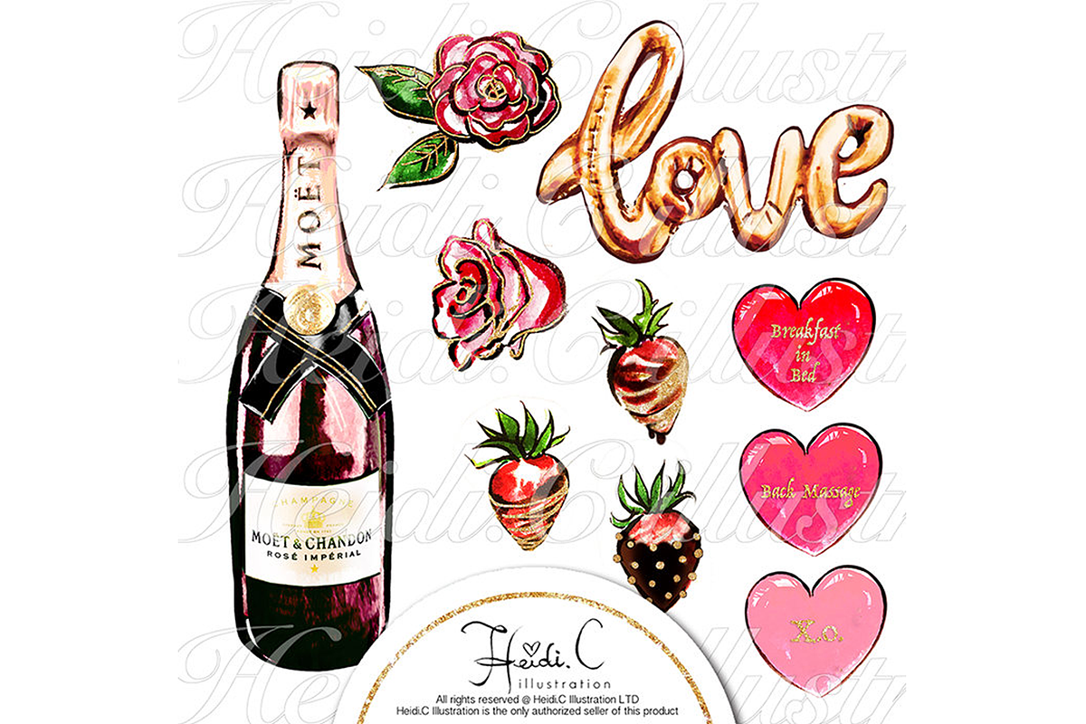 Love Is In The Air, an Illustration by HeidiCIllustration (Photo 2 of 5)