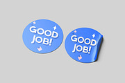 Sticker Mockup, a Cups & Container Mockup by NyakBiett (Thumbnail 2 of 5)