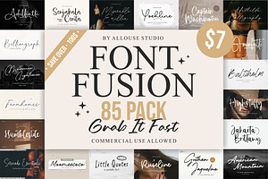 The Font Fusion Bundle