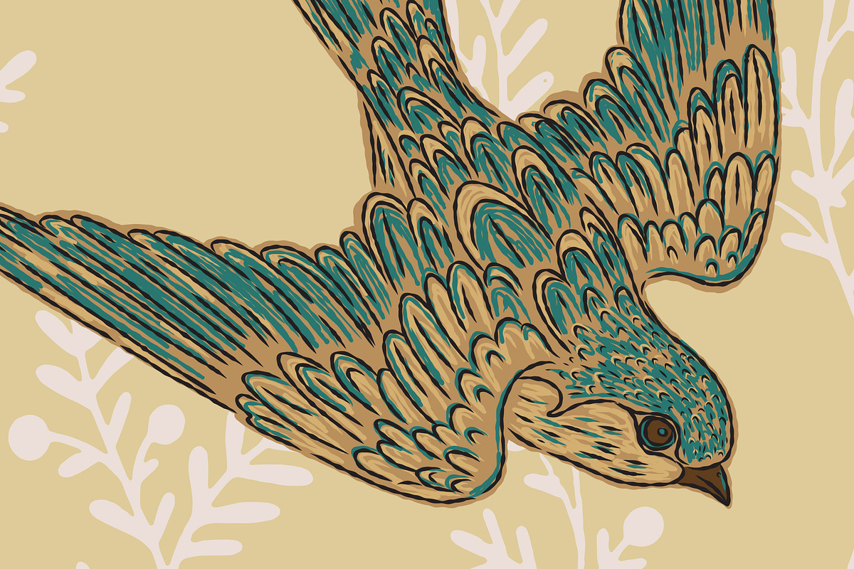 Gothic Autumn Harvest Folk Pattern, a Pattern Graphic by NayaChu (Photo 7 of 9)