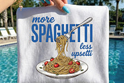 Summer Spaghetti Pasta Hand Drawn PN, an Illustration by DreamPrint404 (Thumbnail 4 of 6)