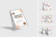 Signboard Mockup, an Advertising Mockup by AndikaGraphic (Thumbnail 1 of 6)