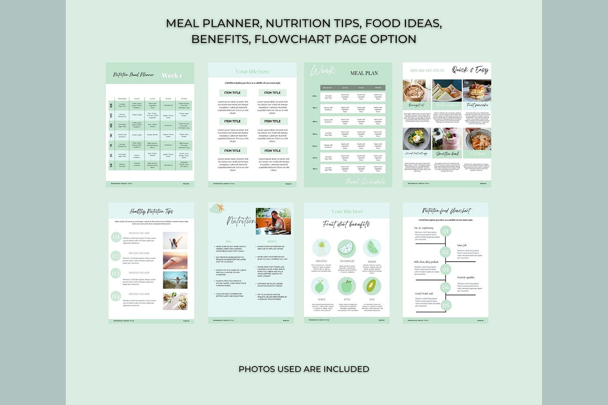 Nutrition Coach Course Creator Canva, a Social Media Template by Deepa Template Studio (Photo 23 of 48)