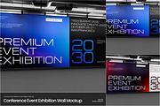 Event Exhibition Wall Mockup, an Advertising Mockup by Permadi Creative (Thumbnail 1 of 5)