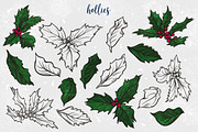 Festive Florals, a Seasonal Illustration by melissadn (Thumbnail 8 of 14)