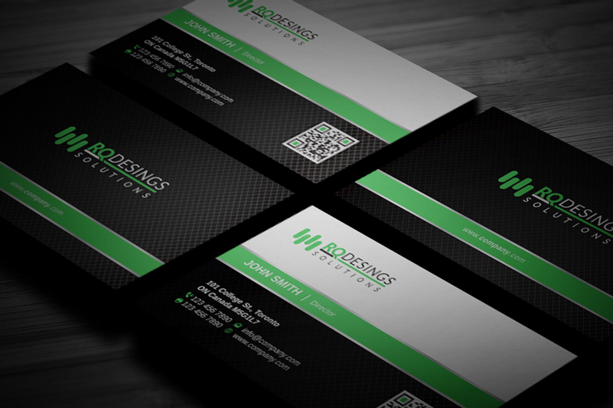 Corporate Business Card 21, a Business Card Template by RQ Designs (Photo 5 of 5)