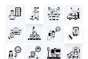 Ride Sharing and Transportation Icon, a Duotone Icon by Prosymbols (Thumbnail 7 of 9)