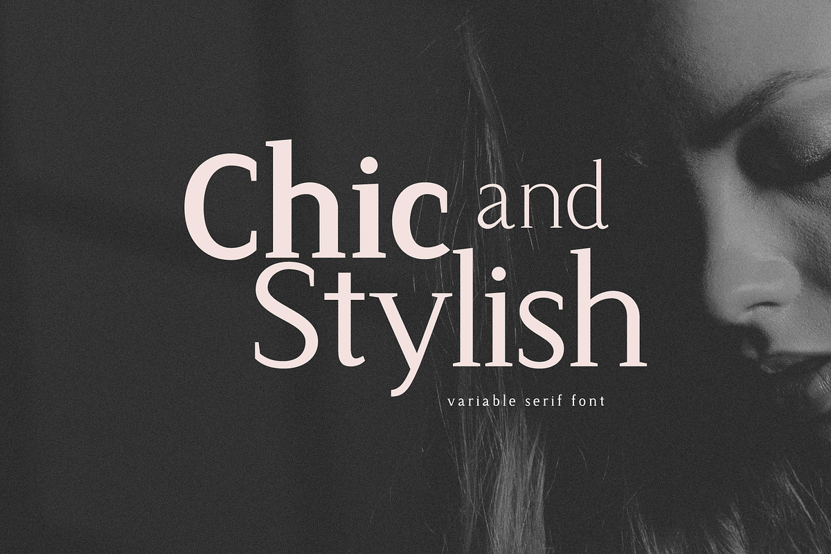 Chic and Stylish Variable Serif Font, a Serif Font by pixelcolours (Photo 14 of 14)