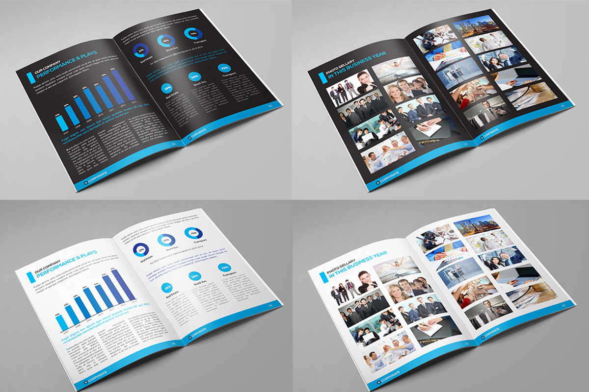 Clean Corporate Annual Report_V4, a Brochure Template by Layout Design (Photo 4 of 5)