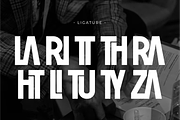 Black Writing - Condensed Sans Serif, a Sans Serif Font by Pian45 Studio (Thumbnail 4 of 8)