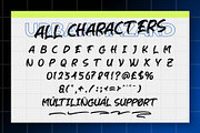 Urban Hazard - Brush Font, a Handwritten Font by VASTARD STUDIO (Thumbnail 9 of 10)