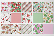 Tropical Beach Christmas pattern set, a Pattern Graphic by @olga.angelloz (Thumbnail 2 of 2)