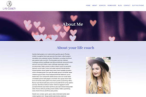 Life Coaching Website Template, Divi