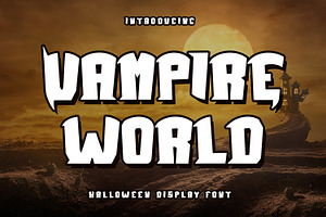 Vampire World - Halloween Display