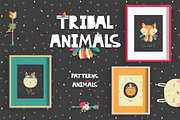 Tribal animals creator, an Animal Illustration by Viktoria Siarova (Thumbnail 1 of 7)