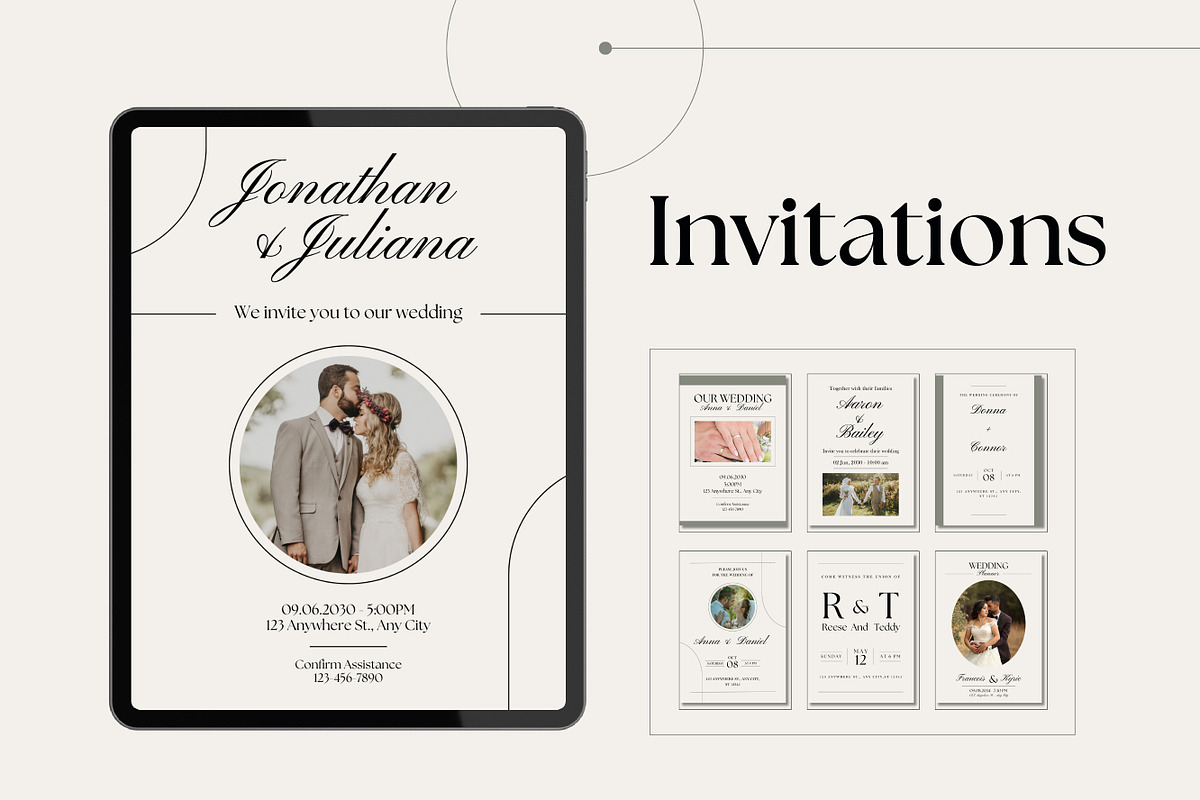 100+ Wedding Planner Canva Templates, a Templates & Theme by TemplateCastleStore (Photo 8 of 10)