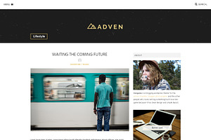 ADVEN - A BLOG PSD TEMPLATE