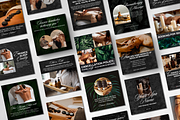 Massage Therapy Instagram Templates, a Social Media Template by DesignsbyMariaStudio (Thumbnail 3 of 9)