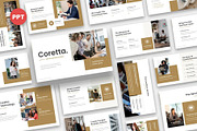 Coretta  Creative Elegant Powerpoint, a Presentation Template by Fit-tee (Thumbnail 1 of 6)