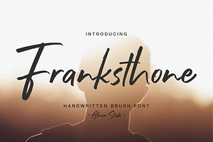 Franksthone A Handwritten Brush Font